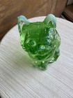 New Limited Release Mosser Glass Green Opal Sitting Cat Figurine Sold Out
