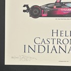 Helio Castroneves Signed Four Time Indy 500 Winner 18x12 Limited Edition Print