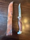 Vintage Hunting Knife With Sheath Free Shipping Estate Sale Find
