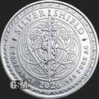 2026 - Christ Is Coming Silver Shield Silver Round Coin 1 Oz  999 Fine Silver