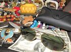 Huge Vintage Junk Drawer Estate Lot Misc  Jewelry Collectibles Currency Ray Ban 