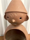 Vintage California Pottery Stoneware Designs Happy Face Elf Gnome Planter