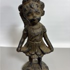 Antique Cast Iron 6    Fairy Statue Art Nouveau Victorian Salvage Garden Set 2
