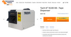 Tach-it 6100-ss Automatic Tape Dispenser   New   Fast Cut   Multiple Units New 