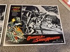 2 Lobby Cards For Godzilla Versus The Smog Monster Original 1972