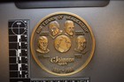 Large Bronze Medal High Relief Exonumia Art Commemorative 100 Years Johnson Wax 