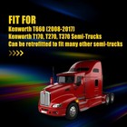 Led Front Cab Amber Side Marker Lights For Kenworth T170  T270  T370 Semi-trucks