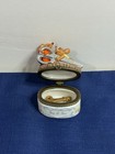 Disney Phb Cinderella Jaq   Gus Mice Hinged Trinket Box   Key