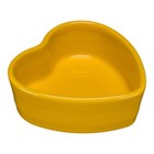 Fiesta   7oz Heart Ramekin   Daffodil