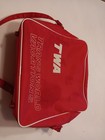 Vintage Twa Airlines  Trans World  Vacations  Carry On Travel Bag  Red 