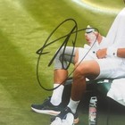 Novak Djokovic Signed Autographed 8x10 Photo Jsa Coa Goat Wimbledon Tennis Champ