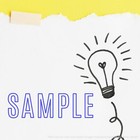 Outline Sample Rubber Stamp Business Office Stamp Size 1 2  Tall X 1-1 2  Wide