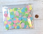 Circle Paper Confetti Mix Yellow Orange Colors Party Confetti