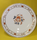 Richard Ginori Italy Porcelain Pedestal Cake Stand Taormina Tazza Gold Floral