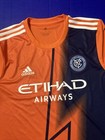 Adidas New York City Fc Mls Soccer Jersey Orange blue Size L 2022-2023 Nycfc