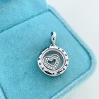 New Pandora 925 Silver Open The Floating Heart Cz Dangle Charm Mother s Day