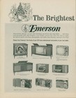 1963 Emerson Tv On Brightest Gifts Under Tree Stereo Radio Vintage Print Ad Lo8