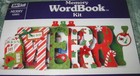 Christmas Memory Wordbook Kit - Merry - Papers Embellishments Stickers New