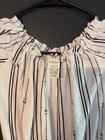 Shosho Girls White Stripped Pants Dress Romper Size 7