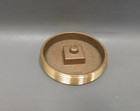 Zurn 3-1 2  Commercial Floor Cleanout Plug Nickel Bronze Brass Countersunk 3 5 