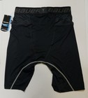 New Bauer 37 5 Penguins Player Locker Room Hockey Compression Jock Shorts Large