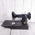 Untested No Cables - Singer Featherweight Sewing Machine 1952 Cat   3-120 As-is