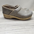 Dansko Beige Professional Clog Womens Size 7 Eu 38 Slip On Neutral Flawed