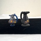 Two Ancient Roman Glass Rare Pitcher Or Ewer Beads C2000 Years Old
