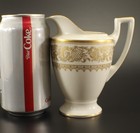 Johann Haviland Creamer Ivory With Gold Accents 8-ounce Bavaria Vintage