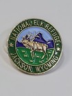 National Elk Refuge Travel Souvenir Lapel Pin Jackson Wyoming