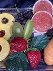 Realistic Faux Fake Display Food Charcuterie Tray Cheese Fruit Bread   Party