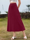 Spring Autumn Essential Swing Skirt  Fluid Draping Effect  Variable Weather Dail