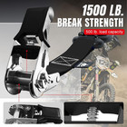 Ratchet Tie Down Straps Set 1500 Lbs Break Strength  1  X 15  Heavy Duty Ratchet