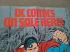 Vintage Superman Comics Promotional Poster  1986   16 X 22  