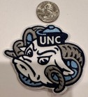 Unc University North Carolina Tar Heels Embroidered Iron On Patch   3 25   x 2 75   
