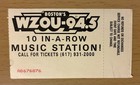 1990 Ian Mcculloch Candleland Tour Citi Club Boston Concert Ticket Stub
