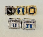 Duke Mens Basketball 5pc Replica National Championship Ring Set W  Display Box