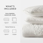 Quilt Coverlet Set All Season Microfiber Modern Ultra Soft Bedding In Diamond   