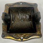 Vtg Amerock Carriage House Antique Brass Finish Recess Toilet Paper Holder  a10 