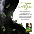 Vatika Henna Hair Color Rich Black 100  Amonia Free  6 Sachets X 10g 