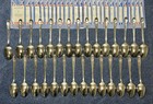 Silver Plate Rogers International Us Presidential Commemorative Spoons Set Of 29