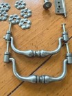  Miscellaneous Vintage Pewter Finish Drawer Pulls 