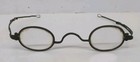    antique    Brass Frame Civil War Era Spectacles Eyeglasses W extension Arms 