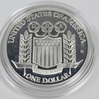1992 S Proof Olymipic Baseball 90  Silver Commemorative Dollar Coin In Capsule