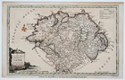 1778 Alexander Hogg Map Of Ulster Ireland Original Hand Colored Provincial Map