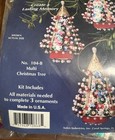 Vtg Christmas Ornament Kit Sequin Christmas Tree Makes  3  Sulyn Industries Diy