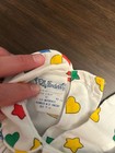 Vtg Polly Flinders Smocked Geometric Shape Primary Color Puff Sleeve Dress Sz 2t