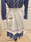 Vtg 50 s Oktoberfest Authentic Blue German Dirndl  aprons ww2 Escape