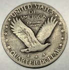 1930-p Standing Liberty Silver Quarter Vg Very Good 25c Coin Free Shipping -4575