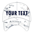 Personalized Embroidered Baseball Hat Snapback Cap Camouflage Customized W079
